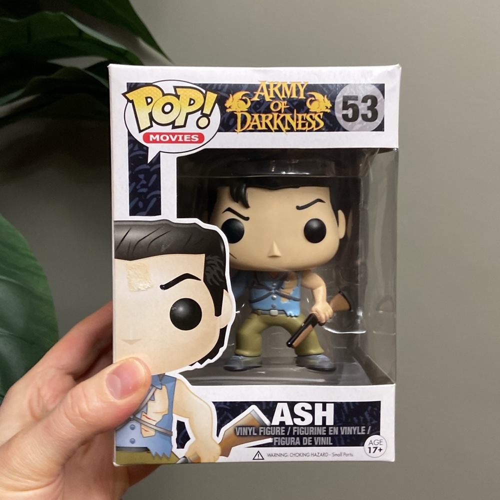 NEW 2014 Funko Pop! Evil Dead Ash Army of Darkness #53 Vaulted Retired Horror